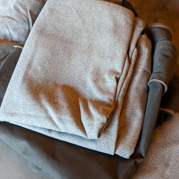 1 Söderhamn Chaise Cover + Pillow Case  in Tonerud gray - Picture 3 of 11